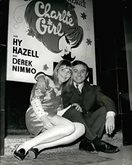 Gerry: Christine Holmes, Gerry Marsden, in Charlie Girl, London