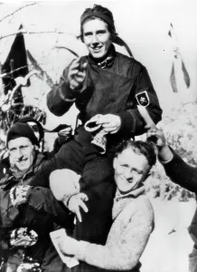 Christl: Christl Cranz victory in 1936