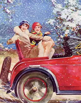 Christmas in the 1930s - Dicky Bird by Val Soey