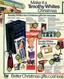Everyone: Christmas advertisement for Timothy Whites