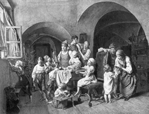 Handing: Christmas in the Biedermeier period