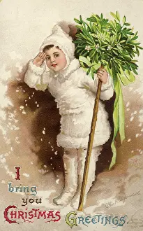 Clapsaddle: Christmas Bouquet