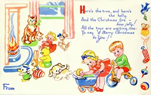 Verse: Christmas card, Christmas Joys!