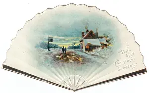 Slush: Christmas card in the form of a fan