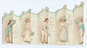 Quotations: Christmas card in the form of a folding screen
