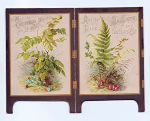 Hinges: Christmas card in the form of a folding screen