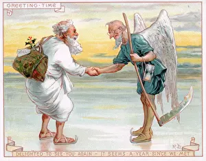 Whirligig: Christmas card, Greeting Time
