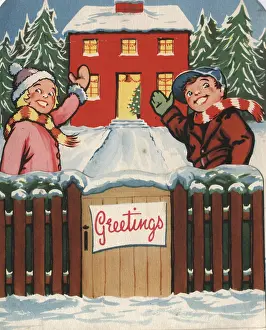 Ushering: Christmas card - Greetings
