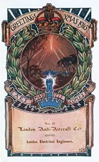 Laurels: Christmas card, London Electrical Engineers