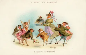 Rounder: Christmas card, A Merry Go Rounder