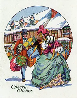 Parcels: Christmas card - Last Minute Shopping