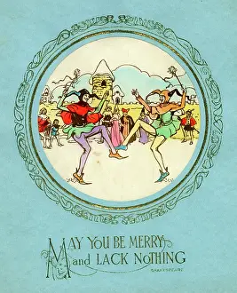 Jester: Christmas card, Shakespearean jesters