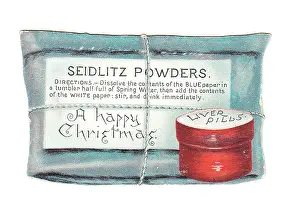 Dosage: Christmas card in the shape of medicines
