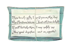Dosage: Christmas card in the shape of medicines