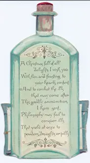 Dosage: Christmas card in the shape of medicines