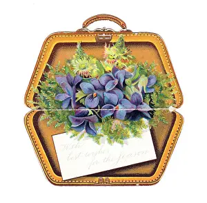 Purses: Christmas card in the shape of a purse