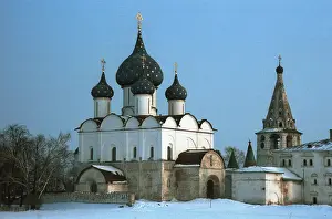 Suzdal: The Christmas Cathedral in Suzdal. 1993