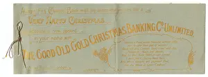 Unlimited: Christmas cheque book greetings