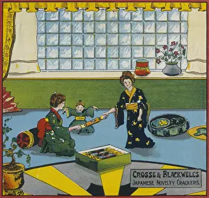 Novelty: Christmas Cracker box label