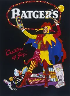 Batgers: Christmas cracker box label
