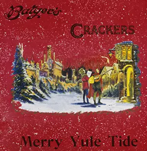 Lute: Christmas cracker box label