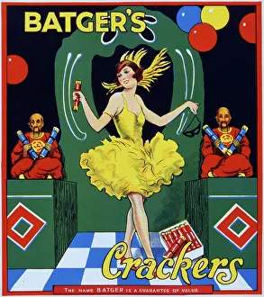 Revel: Christmas cracker box label