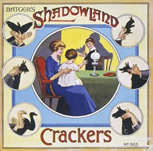 Batgers: Christmas cracker box label