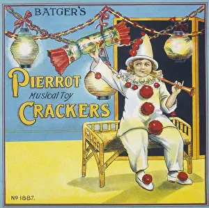 Batgers: Christmas cracker box label