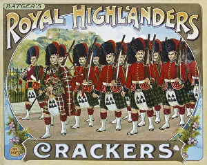 Sporran: Christmas cracker box label