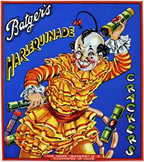 Batgers: Christmas cracker box label