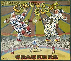 Entertainers: Christmas cracker box label