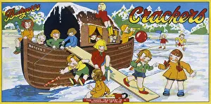 Cracker: Christmas Cracker box label