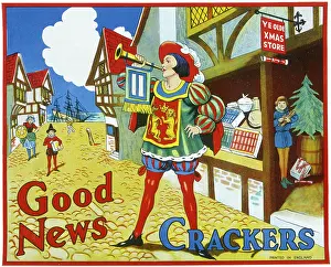 Messenger: Christmas Cracker box label