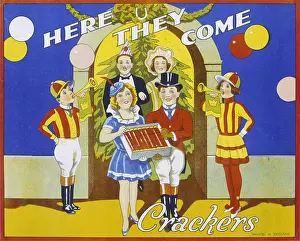 Cracker: Christmas Cracker box label