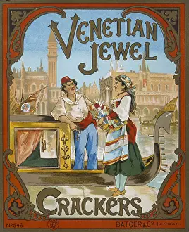 Cracker: Christmas Cracker box label