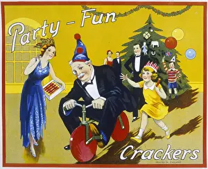 Cracker: Christmas Cracker box label