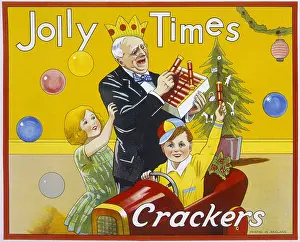 Cracker: Christmas Cracker box label