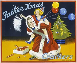 Cracker: Christmas Cracker box label
