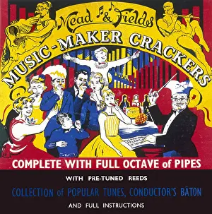 Cracker: Christmas Cracker box label