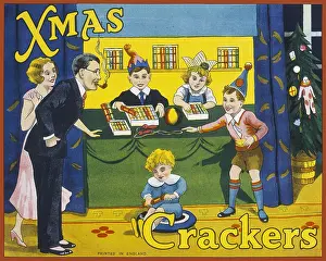 Cracker: Christmas Cracker box label
