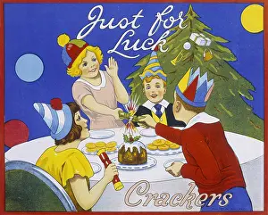Cracker: Christmas cracker box label