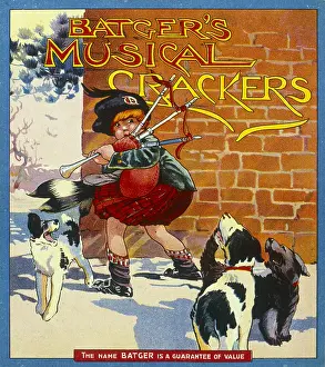 Kilt: Christmas Cracker box label