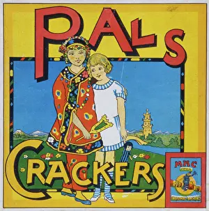 Harmony: Christmas crackers box label