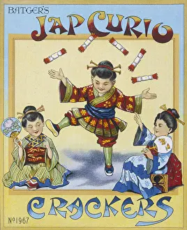 Batgers: Christmas Crackers box label