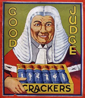 Crackers: Christmas crackers box label