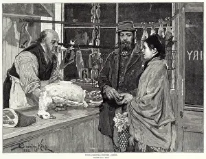 Butchers: Christmas Dinner - Goose 1882