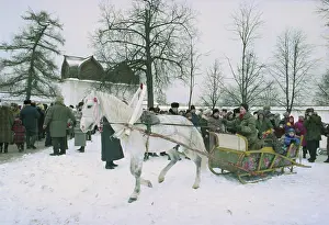 Sleigh: Christmas festivities in Kolomenskoye
