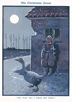 Immensely: His Christmas Goose by Bruce Bairnsfather