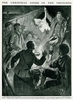 Apr16: Christmas goose in the trenches, WW1