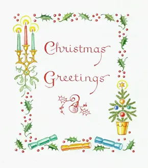 Crapper: Christmas Greetings with border